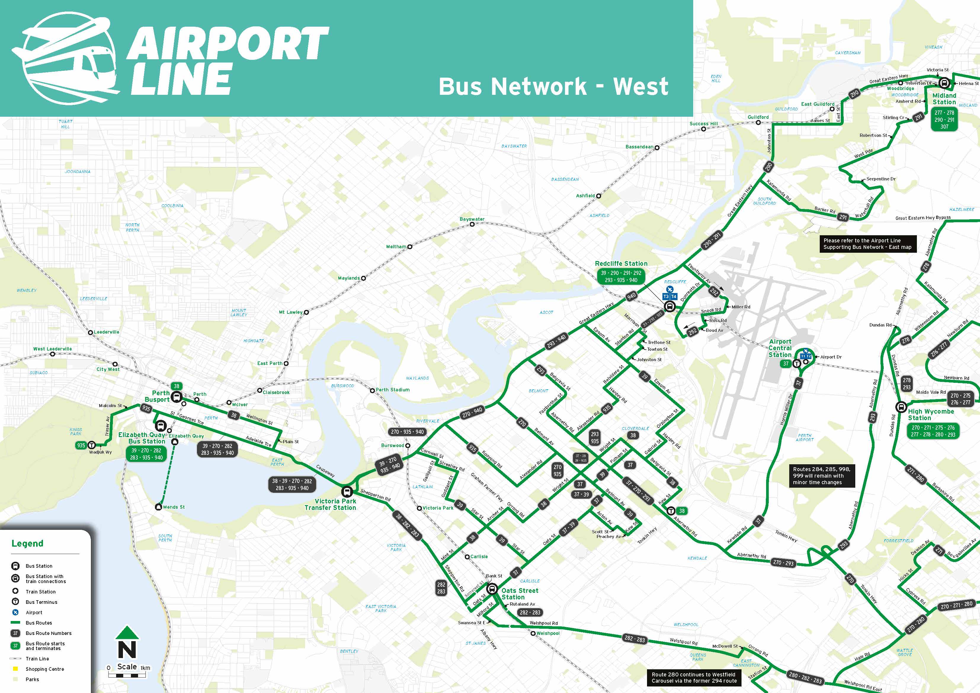 New bus network - West
